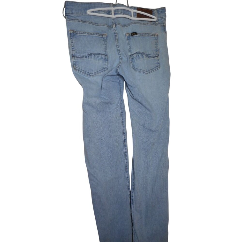 Lee Straight Leg Jeans Modern Series Size 33 x 32 light wash Pre-owned - Picture 3 of 8
